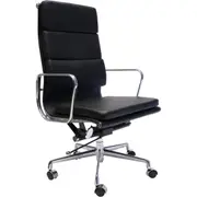 RAPIDLINE HIGH BACK EXECUTIVE / MEETING CHAIR PU Black