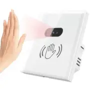 EU Infrared Wall Smart Light Switch No Need Touch IR Sensor Glass Screen Panel