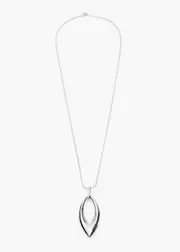 [Taking Shape] Taking Shape Open Oval Necklace in Silver - Women's Accessories Silver