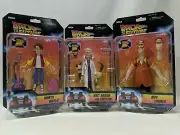 NECA Toony BACK TO THE FUTURE Biff Marty & Doc Set