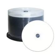 200-Pack 6X White Inkjet HUB Printable BD-R Blu-Ray Blank Disc Media 25GB