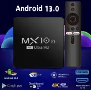 android tv box decoder 2024 4k android 13 mx10 f1 digital