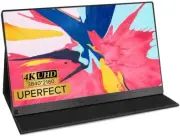 4K Computer Monitor, 15.6" IPS UHD 38402160 USB C Monitor[100% sRGB Wide Color G