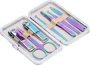 Finger Nail Kit, Mini Nail Kit Manicure Kit Nail Trimmers Set 7pcs Stainless Steel Nail Clipper Set Manicure Pedicure Tool