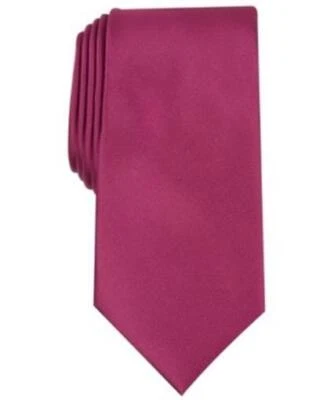 Perry Ellis Mens Syrah Maroon 3" Solid Satin Tie