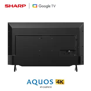 SHARP 夏普 42吋 GOOGLE TV 4K聯網液晶電視 4T-C42FK1X (配送無安裝)