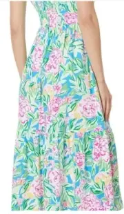 NWT Lilly Pulitzer Grove Garden Ladies Pearce Maxi Dress Large L