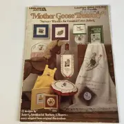 Leisure Arts Mother Goose Treasury Leaflet 264 Cross Stitch Booklet Pattern 1983