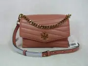 NWT Tory Burch Toasted Pecan Kira Chevron Crossbody Bag $498