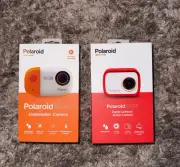 Two (2) Polaroid Cameras - Wave Underwater Camera & iD 757 Digital/Action Camera