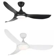 Windora Vanta 52" Modern DC Ceiling Fan with 3CCT LED Dimmable Light – Black / White