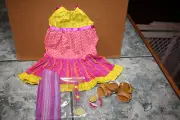 American Girl Doll Julie's Mixed Print Maxi Dress New In Box!