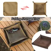 Portable Canvas Storage Bag Sundries Tableware Storage Bag Camping Storage Tray