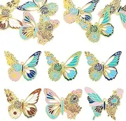 [Bestewelry] Enamel Butterfly Charms Jewelry Making Colorful Flower Butterfly Charms Cute Insect Alloy Charms for DIY Bracelets
