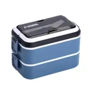 stackable stainless steel bento box-1400ML lunch box with Utensil set, leak free