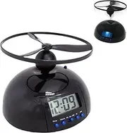 Run Away Flying Alarm Clock, Novelty LED Flying Alarm Clock for Bedroom, Battery Electronic Clock for Boys Girls
