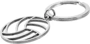Volleyball Keychain Sports Themed Keychains Sports Ball Pendant Volleyball Key Rings Keychain Pendant Backpack Charms for Boys Silver Stainless Steel