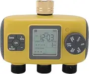 Sprinkler Timer, 3 Outlets Programmable Hose Timer, Outdoor Soaker Hose Timed with Rain Delay/Manual/Automatic Watering Systems, Digital Irrigation for Yard, Lawn, Greenhouse