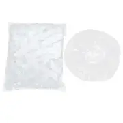 300pcs Disposable Bathing Cap Pe Plastic Shower Caps Transparent Shower Caps Waterproof Shower Caps