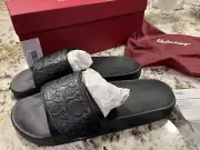 Ferragamo Slides Brand New Never Worn Rare Logo