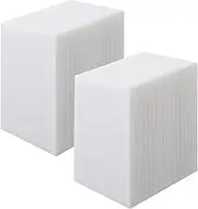 40 Pcs White Non Woven Pads Light Duty Scouring Pad Non Scratch Abrasive White Hand Pads Multipurpose Scouring Sponge Multi Surface Scrubber Pads for Cleaning Polishing Home Workshop (6 x 9 Inch)