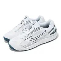 在飛比找ETMall東森購物網優惠-Mizuno 排球鞋 Cyclone Speed 4 白 藍