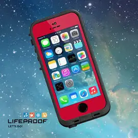 ★ APP Studio ★【LifeProof】地表最強 iPhone5/5S 保護殼《熱情紅》│防水•防泥•防震•防雪全方位防護