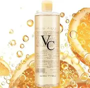 VC Toner Intensive Brightening, Vitamin C Moisturizing Toner, 500 ml (17.6 fl oz) – Hydrating Facial Toner with Hyaluronic Acid & Centella Asiatica – Minimizes Pores & Soothes Dry (1PCS)