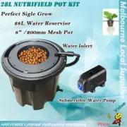 Hydroponics Professional 28L Pot DWC Grow System Deep Water Culture Pump