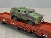 Märklin 4MFOR German Army (BW) 46952 KBS 443 Flat Car w/Dingo Armored LZ HO2355