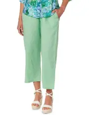 [Gordon Smith] Lara Wide Leg Linen Pant in Mint