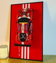 iCUANUTY Display Wall Mount for Lego 42125 Ferrari 488 GTE AF Corse #51, Uniq...