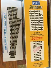 3-WAY TURNOUT ASYMMETRIC- CODE 75 -NS Rail HO SCALE " ELECTROFROG " -RTR NEW OOP
