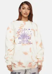 [Daisy Street] Tie Dye Fortune Teller Sweatshirt
