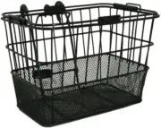 ULTRACYCLE,HOOK & GO BASKET,UC HOOK & GO MESH QR BASKET,BLACK,13.5''W x 10''D x