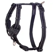 Rogz Control Stop-Pull Dog Harness Padded Black Large