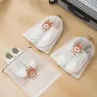 10Pcs Transparent Drawstring Bag Dust-Proof Waterproof Pocket