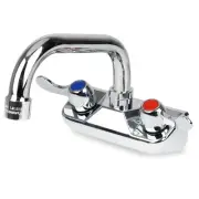 4” Center Commercial Hand Sink Faucet with 6” Swivel Spout, Dual Lever Handle...