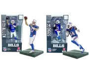 Josh Allen/Stefon Diggs Buffalo Bills Imports Dragon NFL 6" Figure Combo (2)