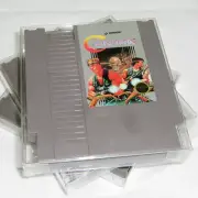10PC Protectors Crystal Clear Cases Sleeves For Nintendo NES Cartridge Carts Box