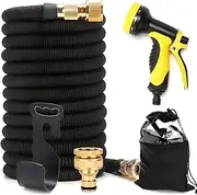 Expandable Garden Hose Pipe 75FT, Can be Extended to 3 Times Its Original Length, for Watering Flowers, Washing Cars, and Cleaning The Floor