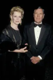 Alexis Smith & Craig Stevens at Costume Exhibit at the Museu - 1987 Old Photo