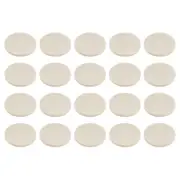 20pcs Wool Felt Polishing Pads 3 Inch Buffing Wheel Polish Pad Flocking Back