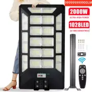 Solar Outdoor Street Light,Motion Sensor Security LED High Brightness 99999000LM