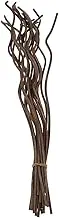 Hongma 20pcs Wavy Rattan Reed Fragrance Diffuser Replacement Refill Sticks Woodenfarbe