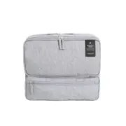 Travel Bag Multi Compartment Lightweight Foldable Tote Bag Hand Carry On - Light Grey