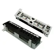 Dynamix PP-MINI12-C6B Mini 12 Port Patch Panel, Cat6 T568A & T568B Wiring [PP-MINI12-C6B]