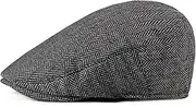 [HAMKVBPR] Men's Beret Hats Men's Duck Tongue Cap Simple Striped Beret Men's Painter Hat Mens Hat Flat Cap