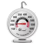 Oven Thermometer150-600°F, Oven Grill Fry Chef Smoker Analog Thermometer Instant