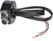 25mm CNC Aluminum Off-Road ATV Switches ON Off for Fog Switch Button for Start Kill Horn 1" Handlebar Control Motorcycle Accessories(Type-C)